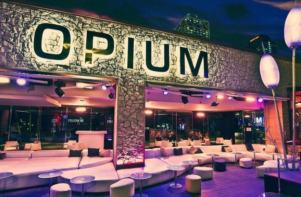Inside of the Opium club