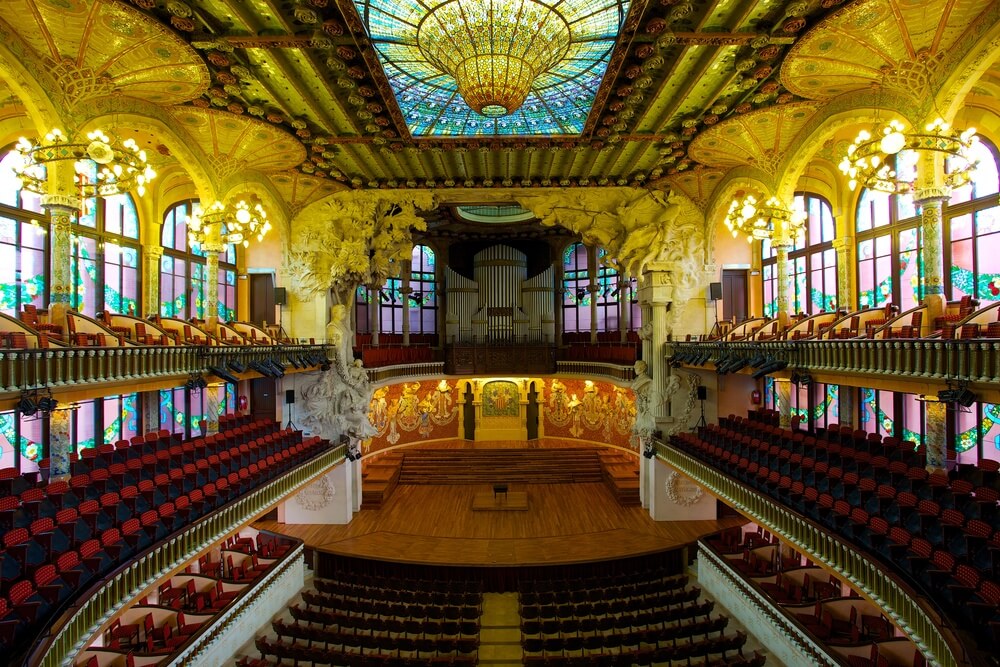 Palau de la Musica Catalana from inside