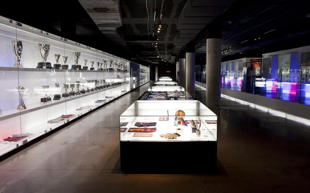 FC Barcelona Museum on inside