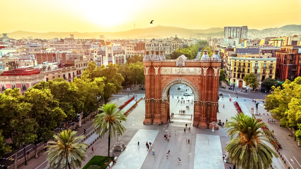 Arc de triomf in Barcelona