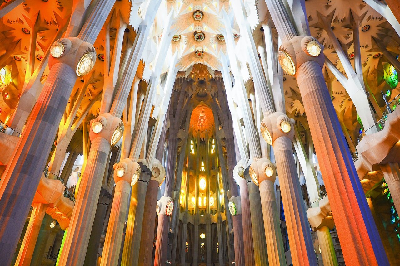 Inside of Sagrada familia