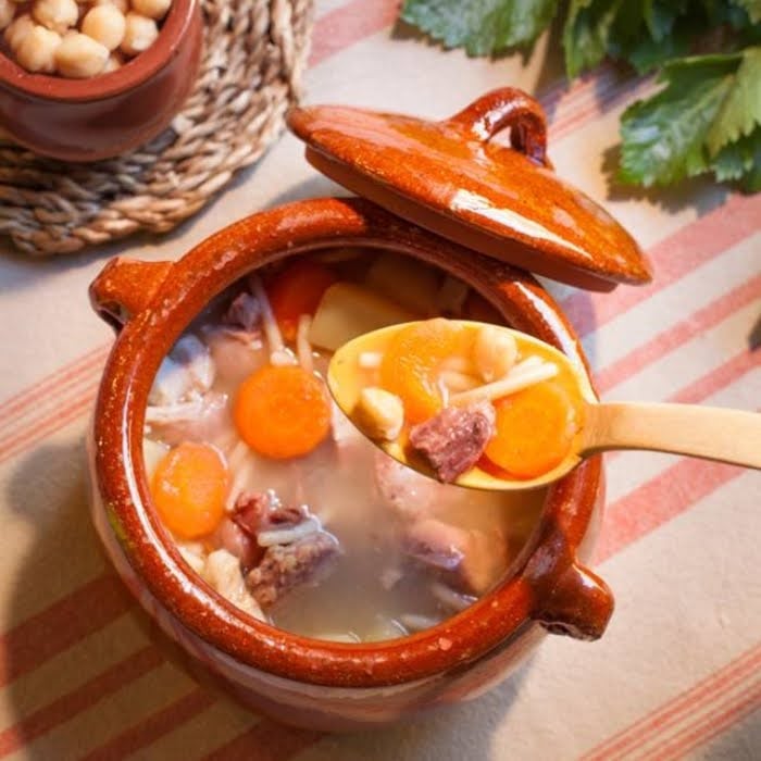 Typical catalan dish called escudella