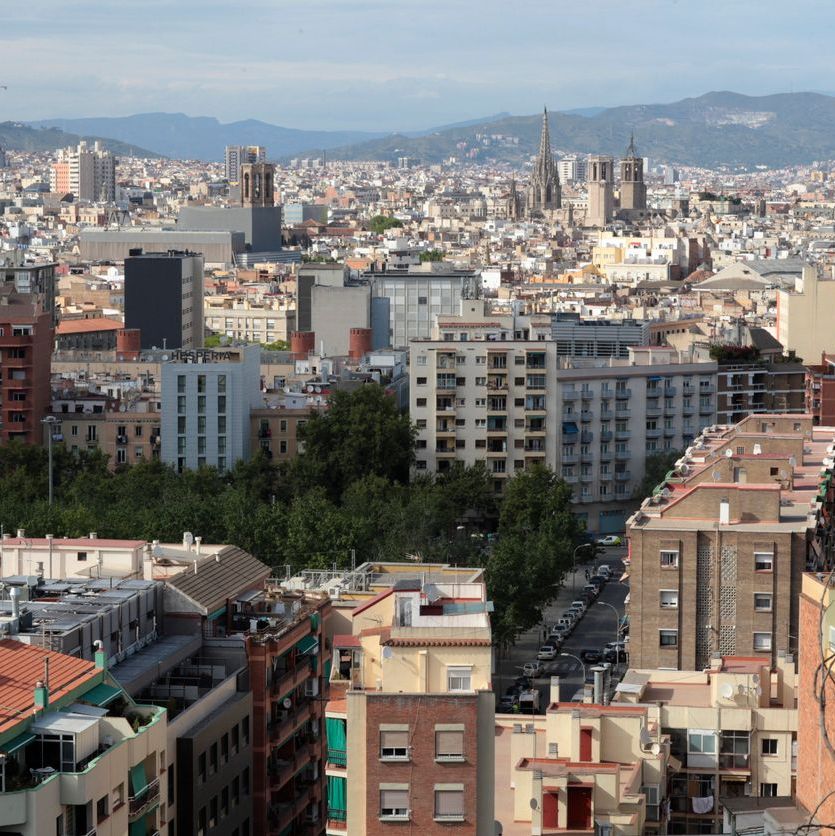A view of the Poblesec neighbourhood
