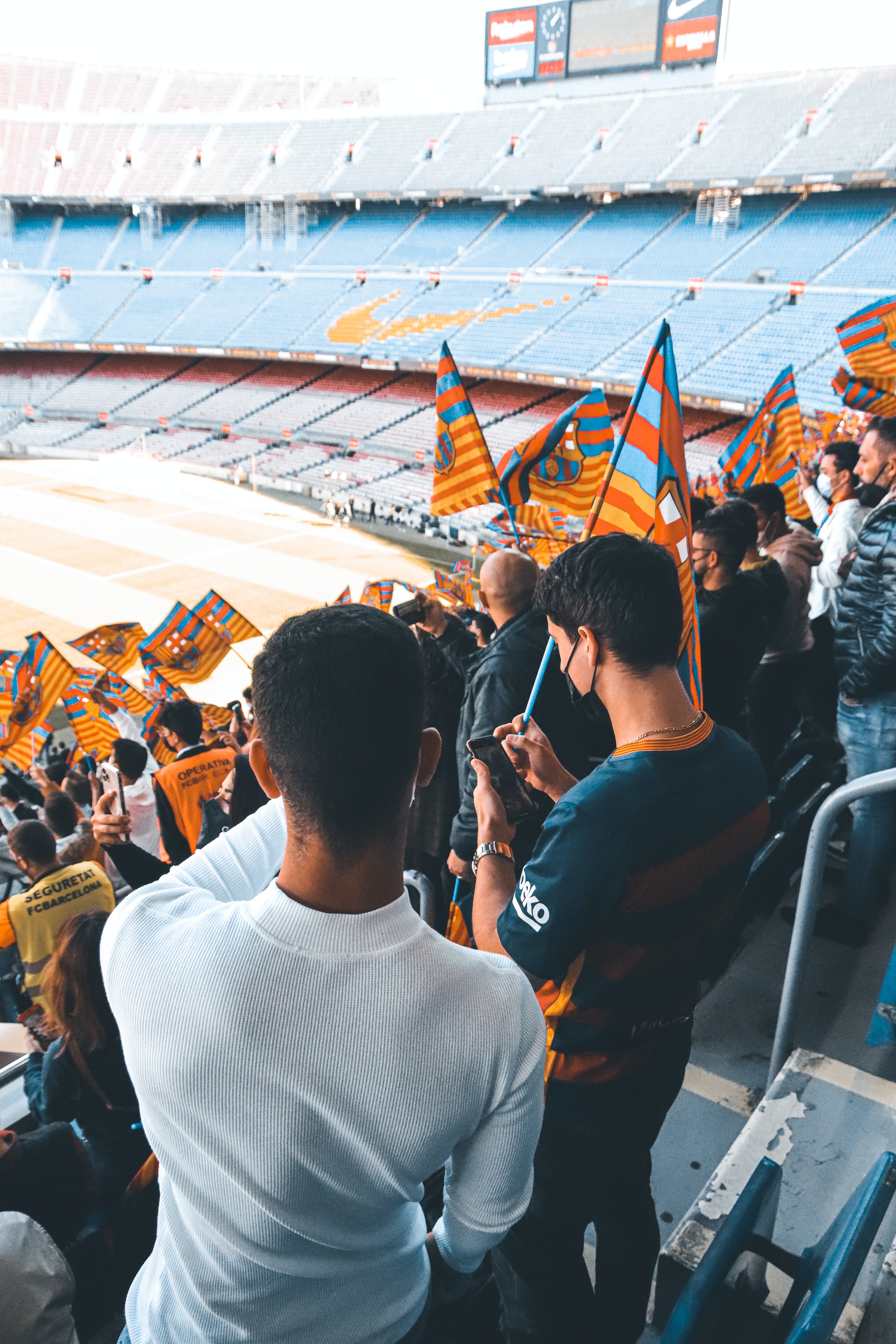 Camp Nou people photo